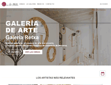 Tablet Screenshot of galeriaretxa.com
